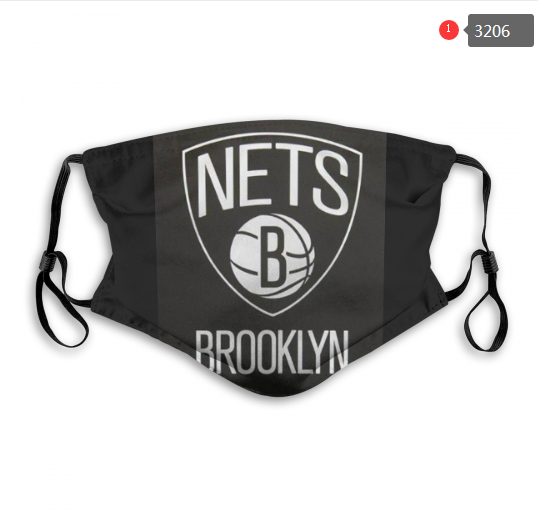 NBA Brooklyn Nets #3 Dust mask with filter